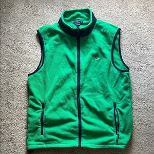 Vineyard Vines Green Fleece Vest